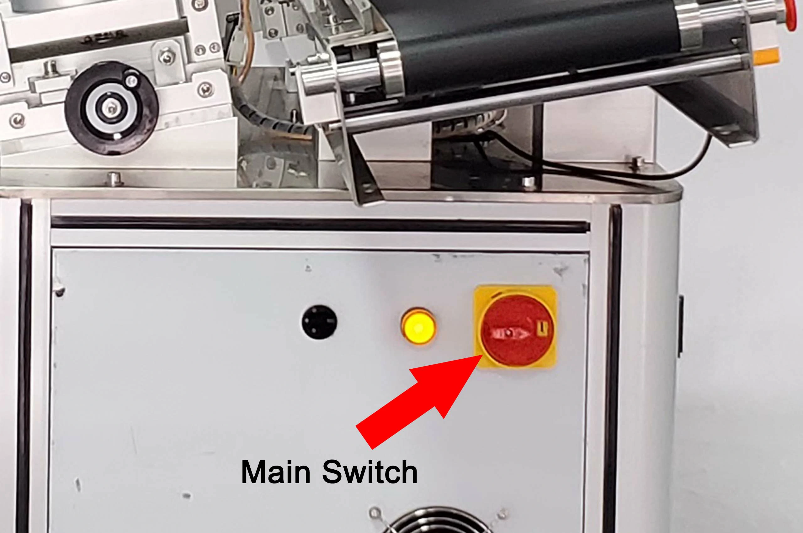 Automatic flat labeling machine Main Switch