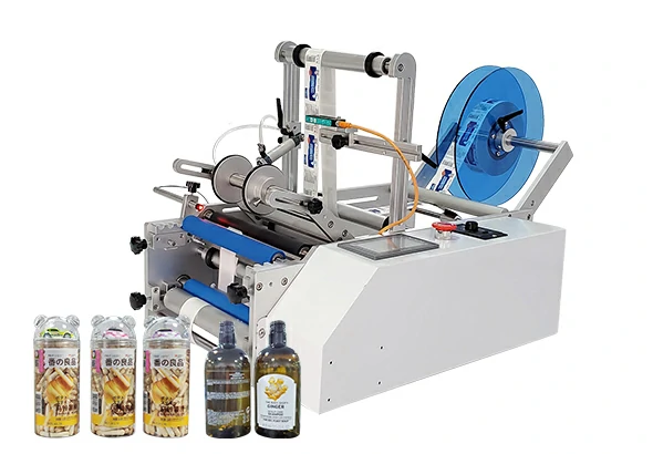 Semi-Automatic Bottle Labeling Machine