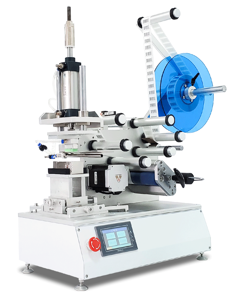 Semi-automatic-plane-labeling-machine-structure