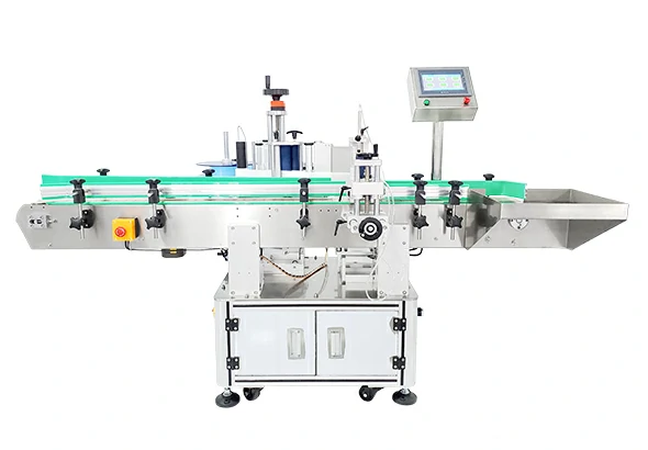 Vertical labeling machine