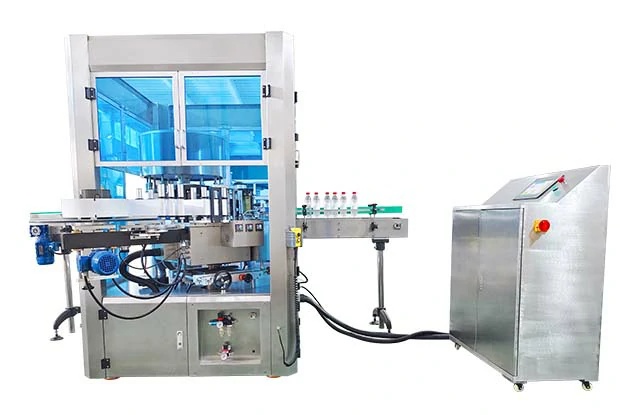 round bottle hot melt glue labeling machine