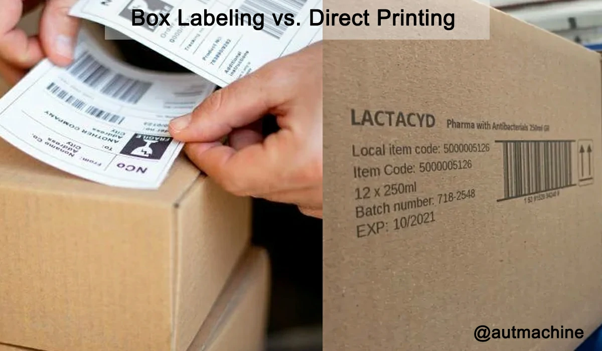 box Labeling vs direct printing