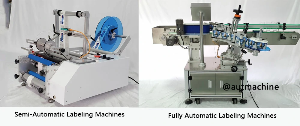 What is the difference between semi-automatic and automatic labeling machines
