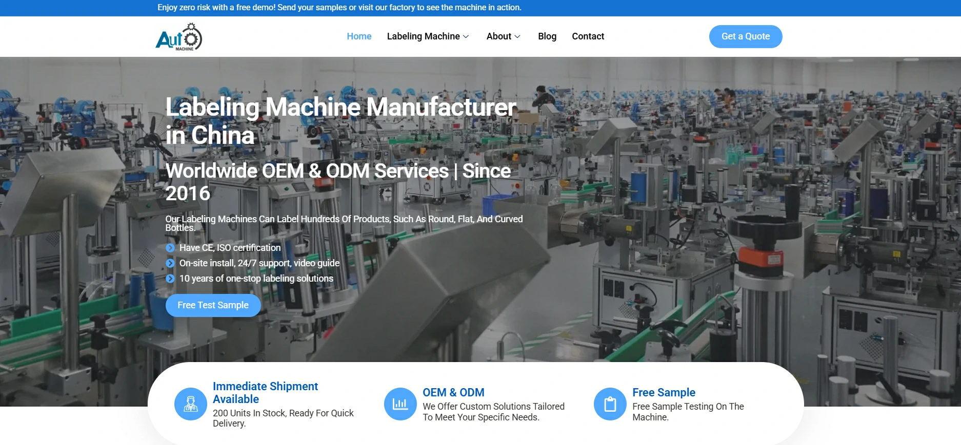labeling machine manufacturers