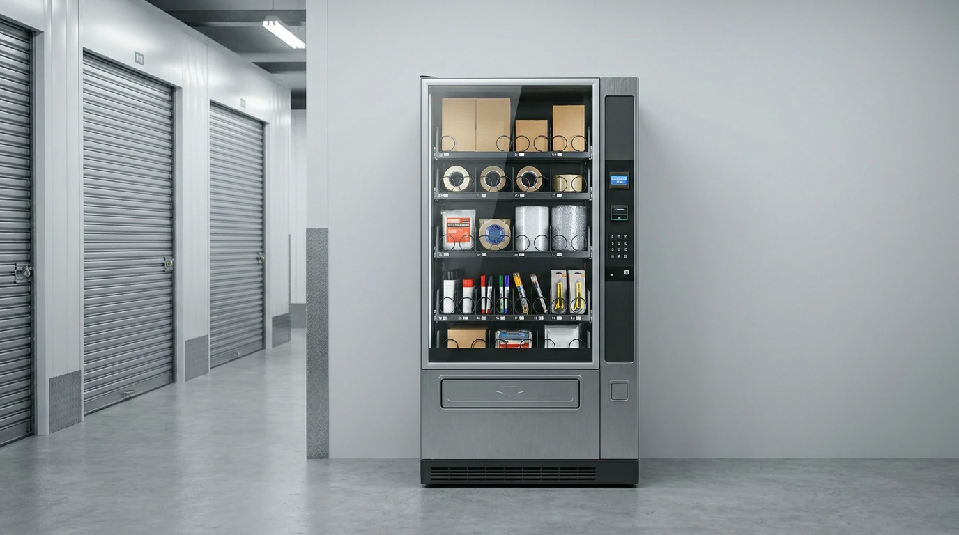 What Are the Benefits of Storage Facility Vending Machines for Packing Supplies